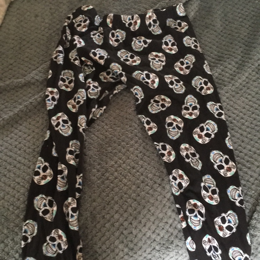 Sugar skull leggings